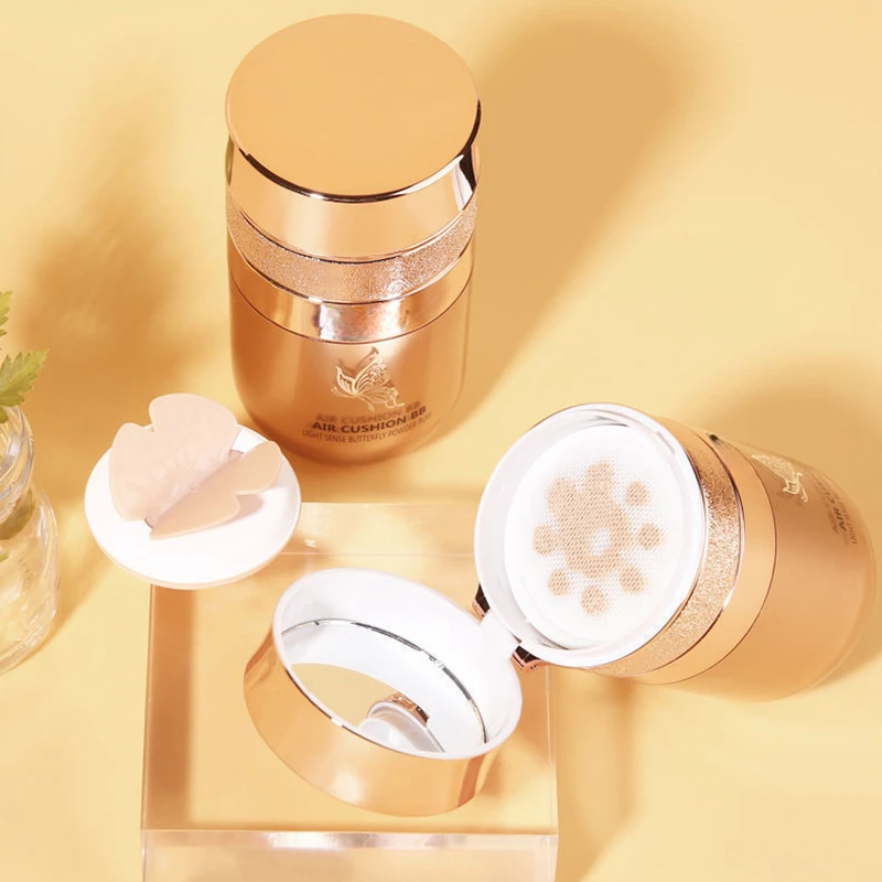 Air Cushion BB Cream Butterfly Powder Puff Moisturizing Foundation Concealer Whitening Oil-control Waterproof Makeup Cosmetics 2 Air Cushion BB Cream Butterfly Powder Puff Moisturizing Foundation Concealer Whitening Oil-control Waterproof Makeup Cosmetics - Image 2