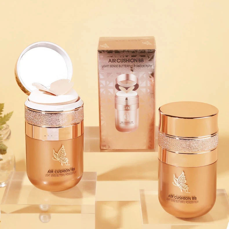 Air Cushion BB Cream Butterfly Powder Puff Moisturizing Foundation Concealer Whitening Oil-control Waterproof Makeup Cosmetics 12 Air Cushion BB Cream Butterfly Powder Puff Moisturizing Foundation Concealer Whitening Oil-control Waterproof Makeup Cosmetics - Image 12