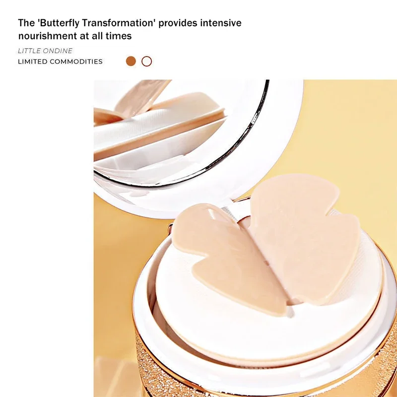 Air Cushion BB Cream Butterfly Powder Puff Moisturizing Foundation Concealer Whitening Oil-control Waterproof Makeup Cosmetics 6 Air Cushion BB Cream Butterfly Powder Puff Moisturizing Foundation Concealer Whitening Oil-control Waterproof Makeup Cosmetics - Image 6